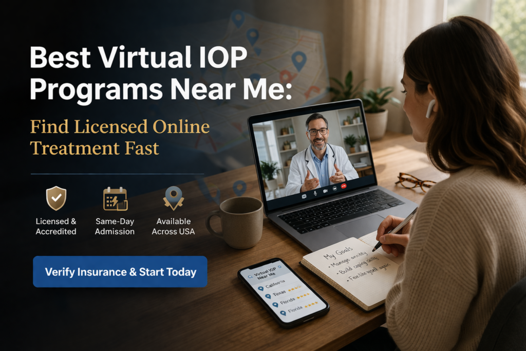 Best Virtual IOP Programs Near Me: Find Licensed Online Treatment Fast